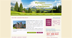 Desktop Screenshot of noclegi-ezakopane.pl